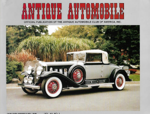 ANTIQUE AUTOMOBILE 1996 JAN - FORD'S MUSCLE SHOALS PROJECT, '49 DESOTO